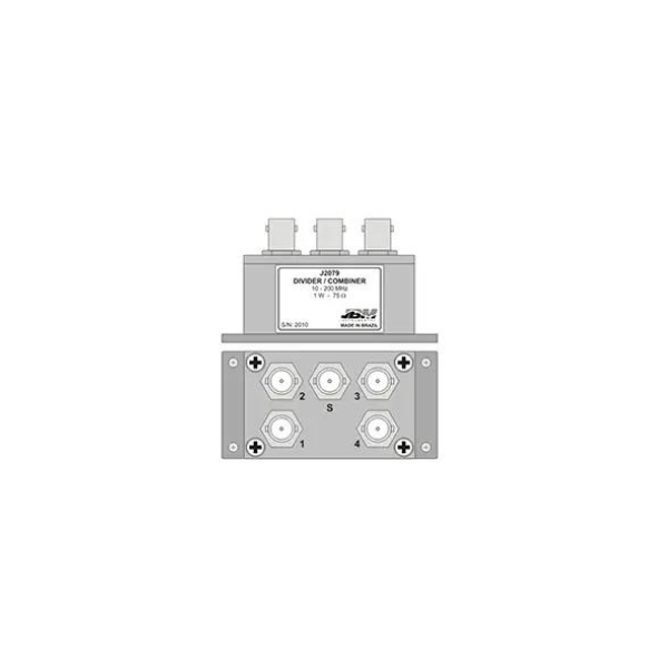 Dispositivo que soma ou combina sinais de RF de duas ou mais portas de entrada para uma única porta de saída, enquanto mantendo a impedância característica da entrada, com uma pequena diferença de fase entre todas as portas.