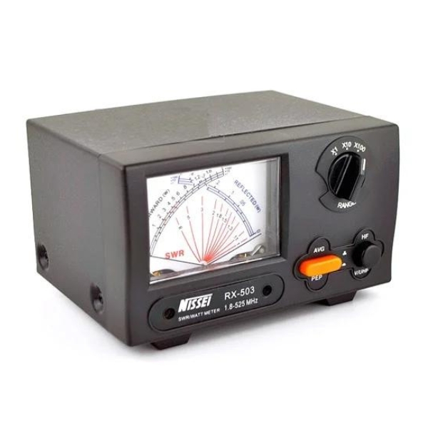 Wattímetro de RF Ponteiros Cruzados, 1.8 - 525 MHz - RX-503