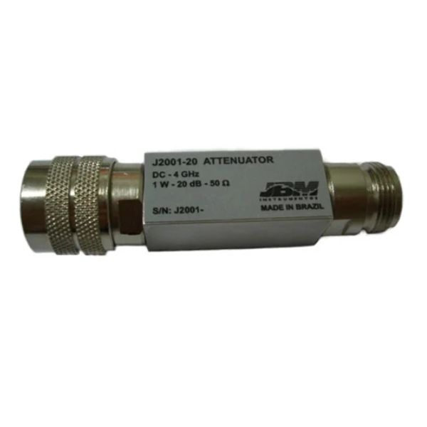 O atenuador J2001 é um dispositivo eletrônico desenvolvido para reduzir a amplitude ou potência do sinal de RF.